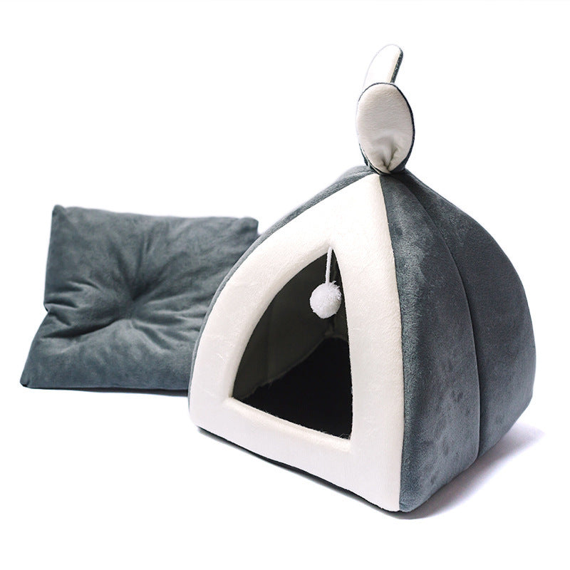Cat House Villa & Small Dog Kennel – Cozy Pet Bed