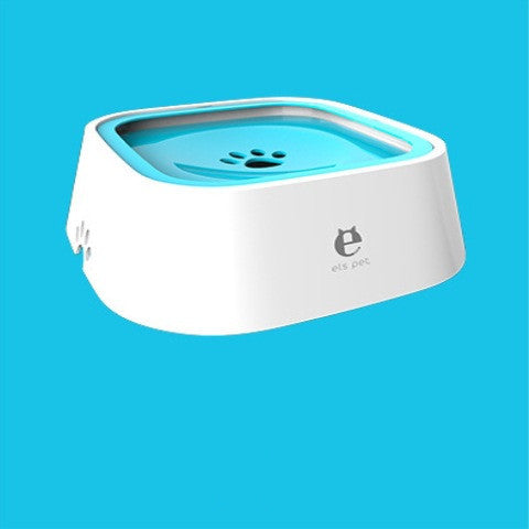 1.5L Floating Pet Water Bowl – Anti-Overflow Slow Feeder