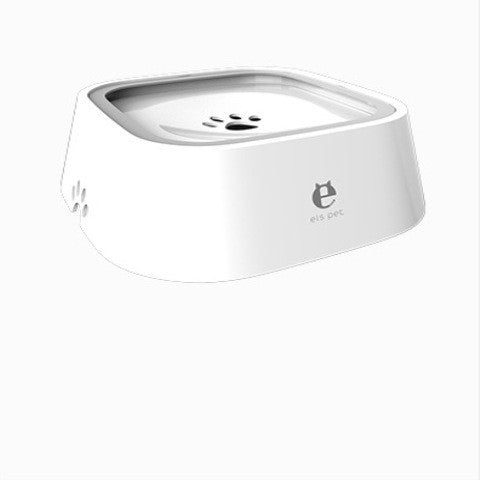 1.5L Floating Pet Water Bowl – Anti-Overflow Slow Feeder