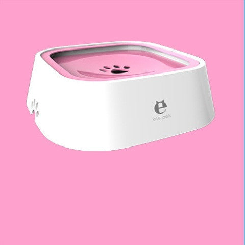 1.5L Floating Pet Water Bowl – Anti-Overflow Slow Feeder