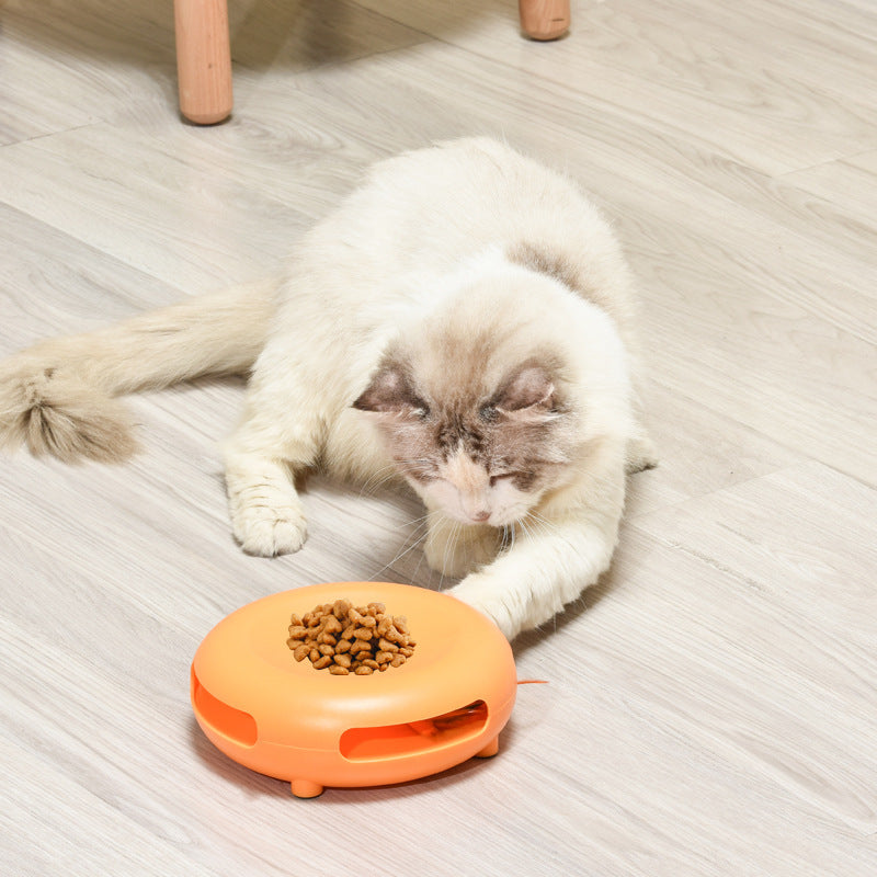 Pet Funny Cat Turntable, Cat Snacks, Food Utensils, Sound Toys