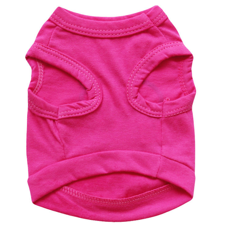 Soft Cotton Dog Vest Comfortable Pet Clothing