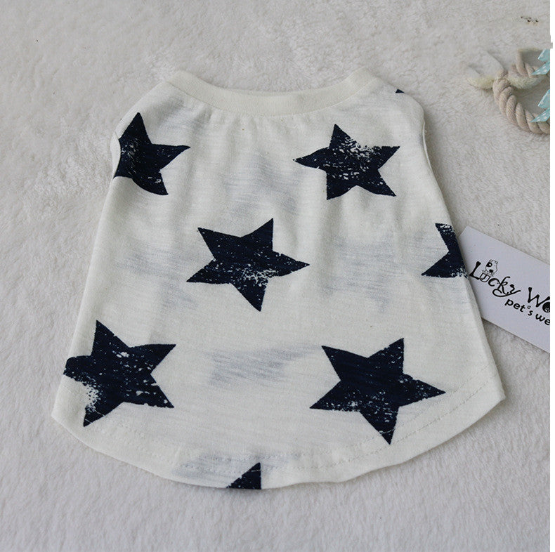 Soft Cotton Pet Clothes Dog Vest Comfortable Dog Clothing for Small Pets