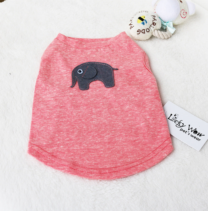 Soft Cotton Pet Clothes Dog Vest Comfortable Dog Clothing for Small Pets