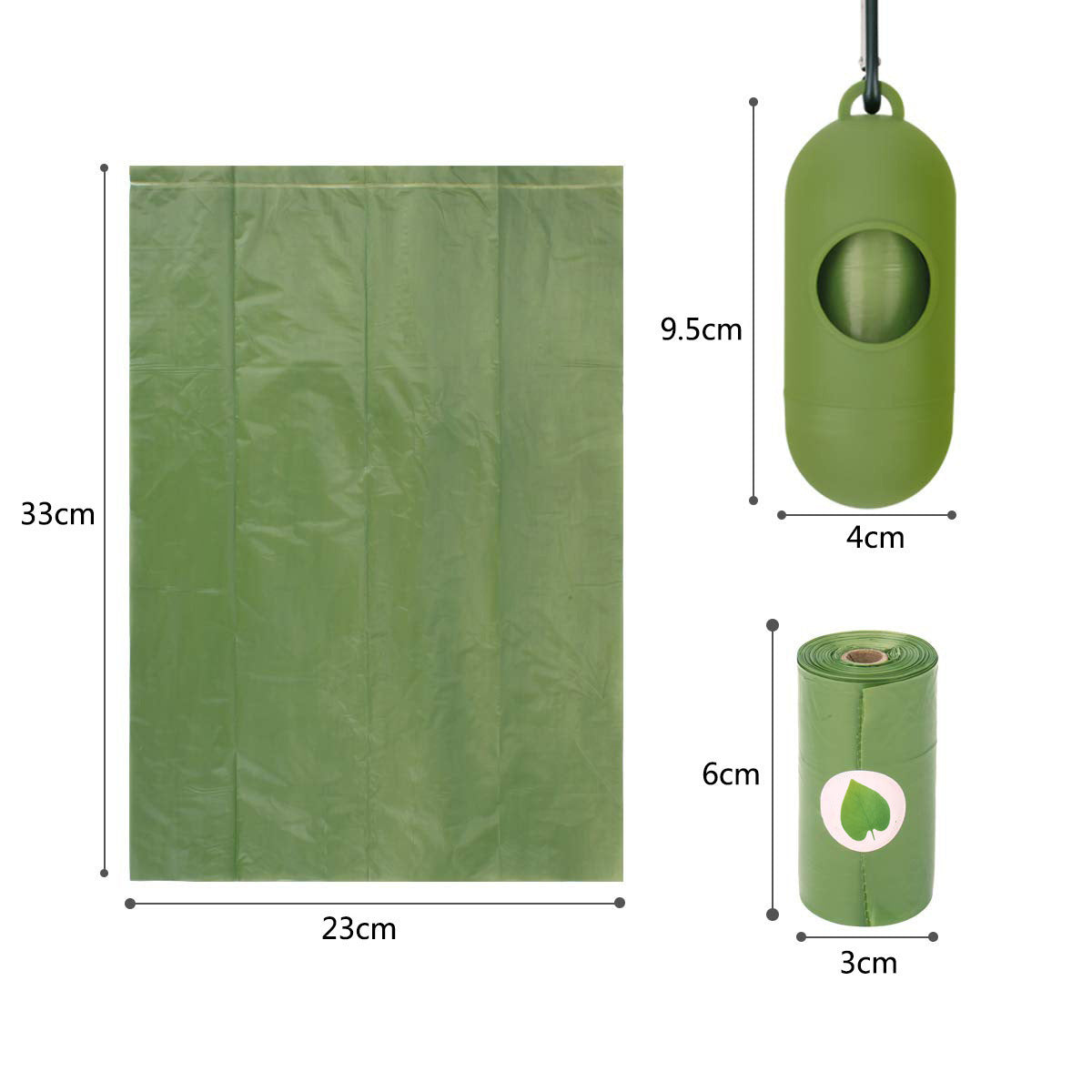 Biodegradable Pet Poop Bags with Dispenser Eco Friendly