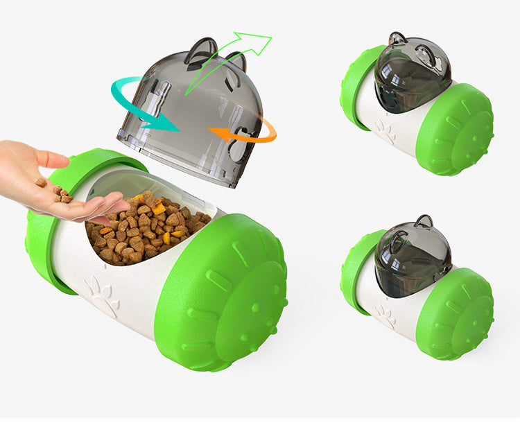 Pet Supplies Tumbler Teasing Cat Swinging Leaking Ball Without Electric Pet Dog Toy