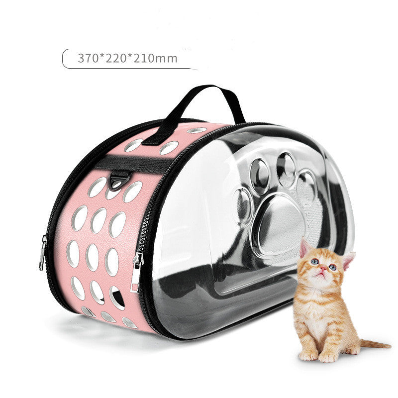 Foldable Cat Bag Portable Pet Carrier for Travel