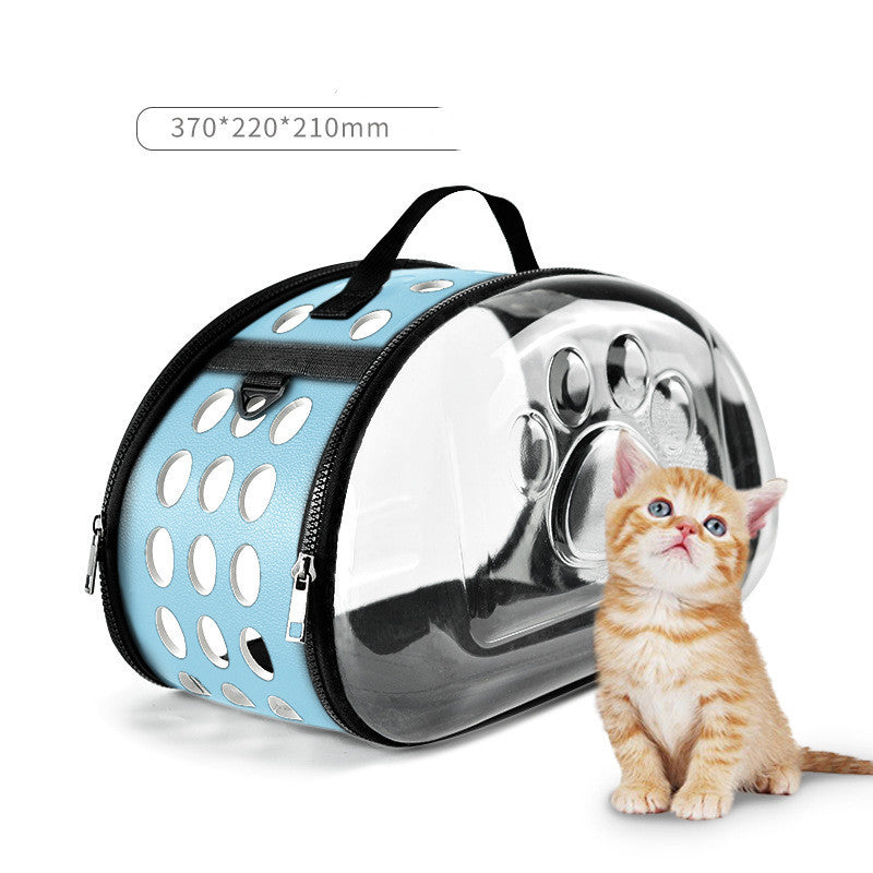Foldable Cat Bag Portable Pet Carrier for Travel