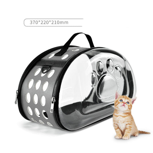 Foldable Cat Bag Portable Pet Carrier for Travel