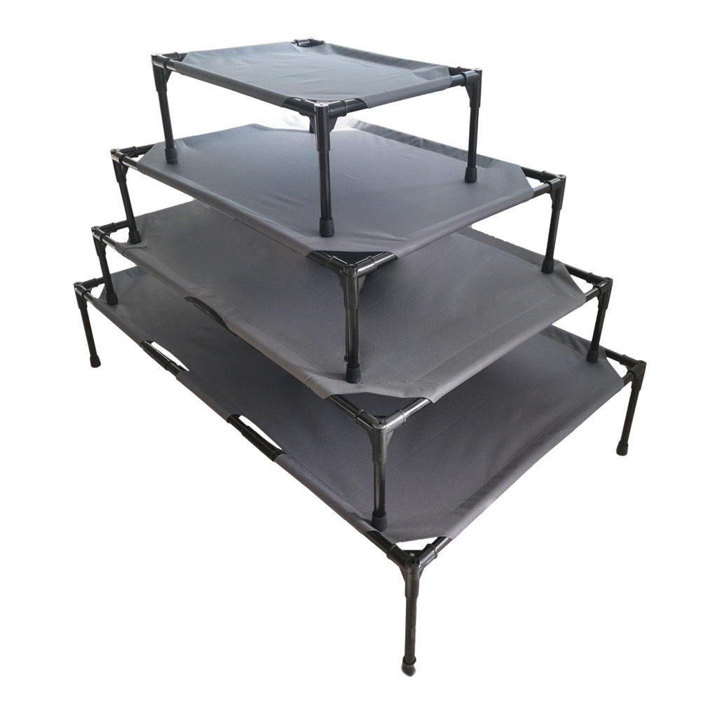 Large Elevated Outdoor Pet Camping Bed Description: