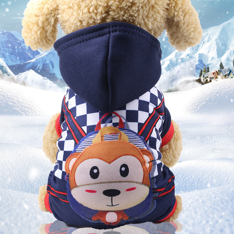 Four-Legged Button Dog Clothes – Stylish and Comfortable Pet Outfit