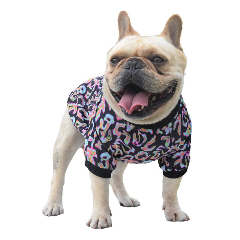 Camouflage Fluorescent Dog Jacket Stylish and Durable Pet Wear