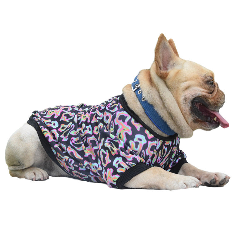 Camouflage Fluorescent Dog Jacket Stylish and Durable Pet Wear