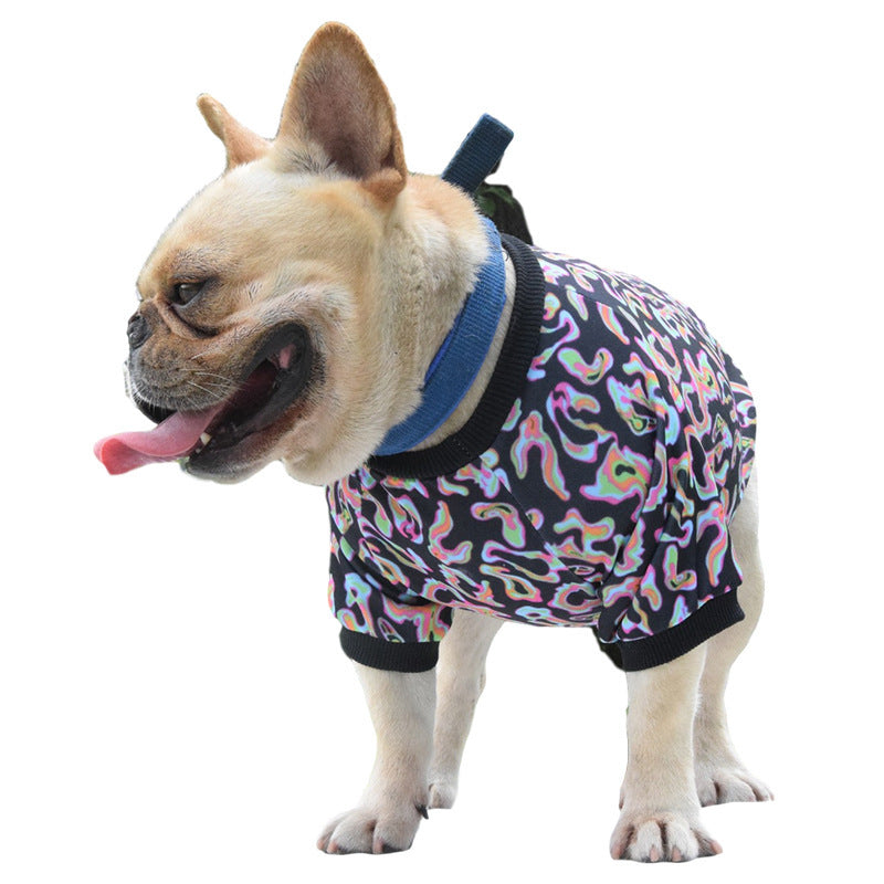 Camouflage Fluorescent Dog Jacket Stylish and Durable Pet Wear