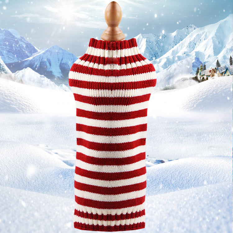 Soft Cashmere Twisted Rope Knit Dog Sweater