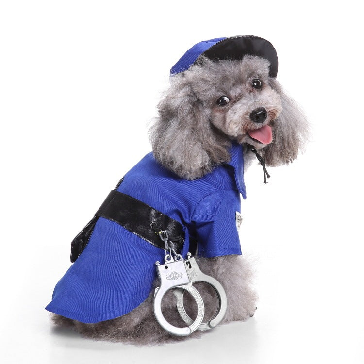 Police Officer Halloween Costume for Dogs