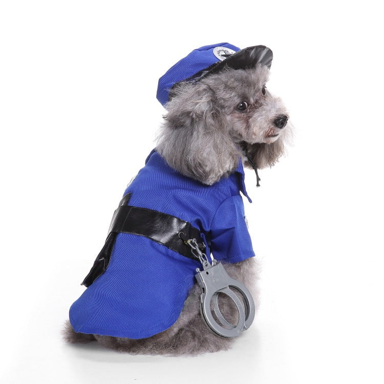 Police Officer Halloween Costume for Dogs