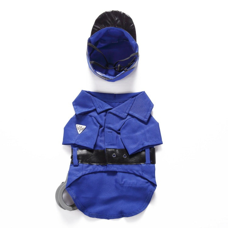 Police Officer Halloween Costume for Dogs