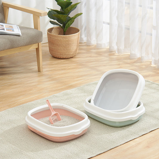 Detachable Anti-Splash Cat Litter Box