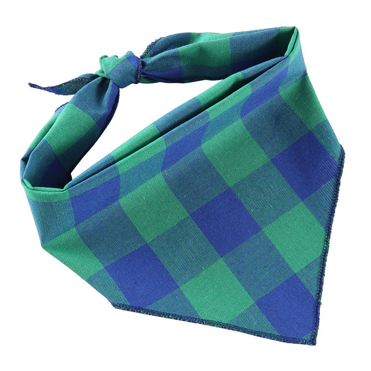Adjustable Cotton Dog Bandana and Triangle Scarf for Pets