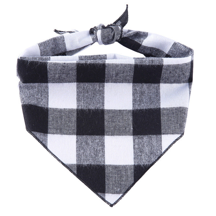 Adjustable Cotton Dog Bandana and Triangle Scarf for Pets