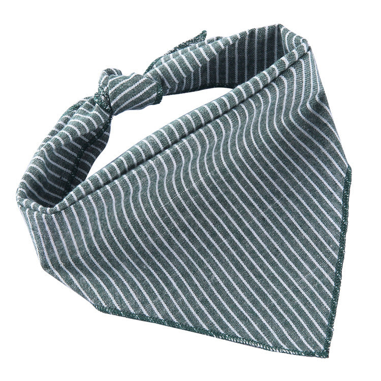 Adjustable Cotton Dog Bandana and Triangle Scarf for Pets