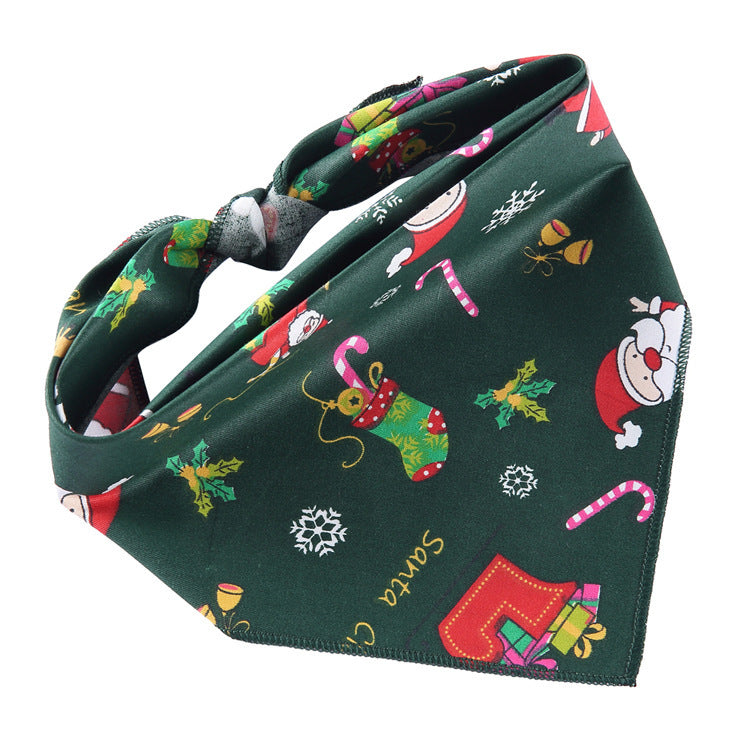 Adjustable Cotton Dog Bandana and Triangle Scarf for Pets