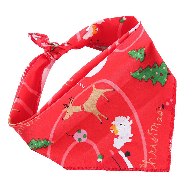 Adjustable Cotton Dog Bandana and Triangle Scarf for Pets