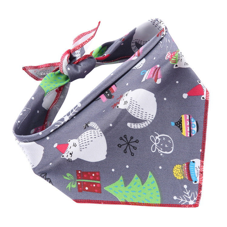 Adjustable Cotton Dog Bandana and Triangle Scarf for Pets
