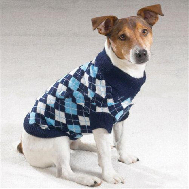 Casual Acrylic Dog Sweater Comfortable Warm Pet Clothing for Dogs of All Sizes