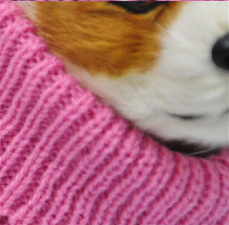 Casual Acrylic Dog Sweater Comfortable Warm Pet Clothing for Dogs of All Sizes