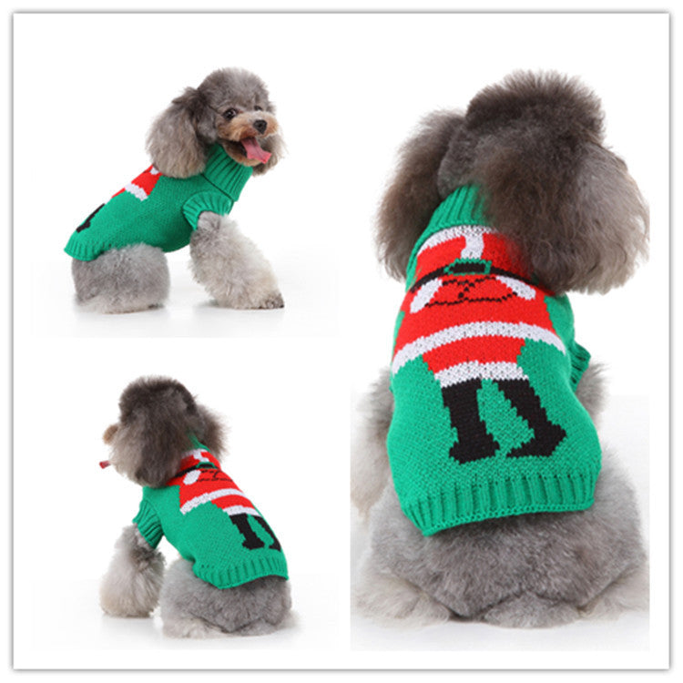 Soft Polyester Pet Sweater Casual Dog Clothes for Winter
