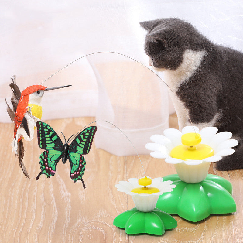 Smart auto-rotating funny cat