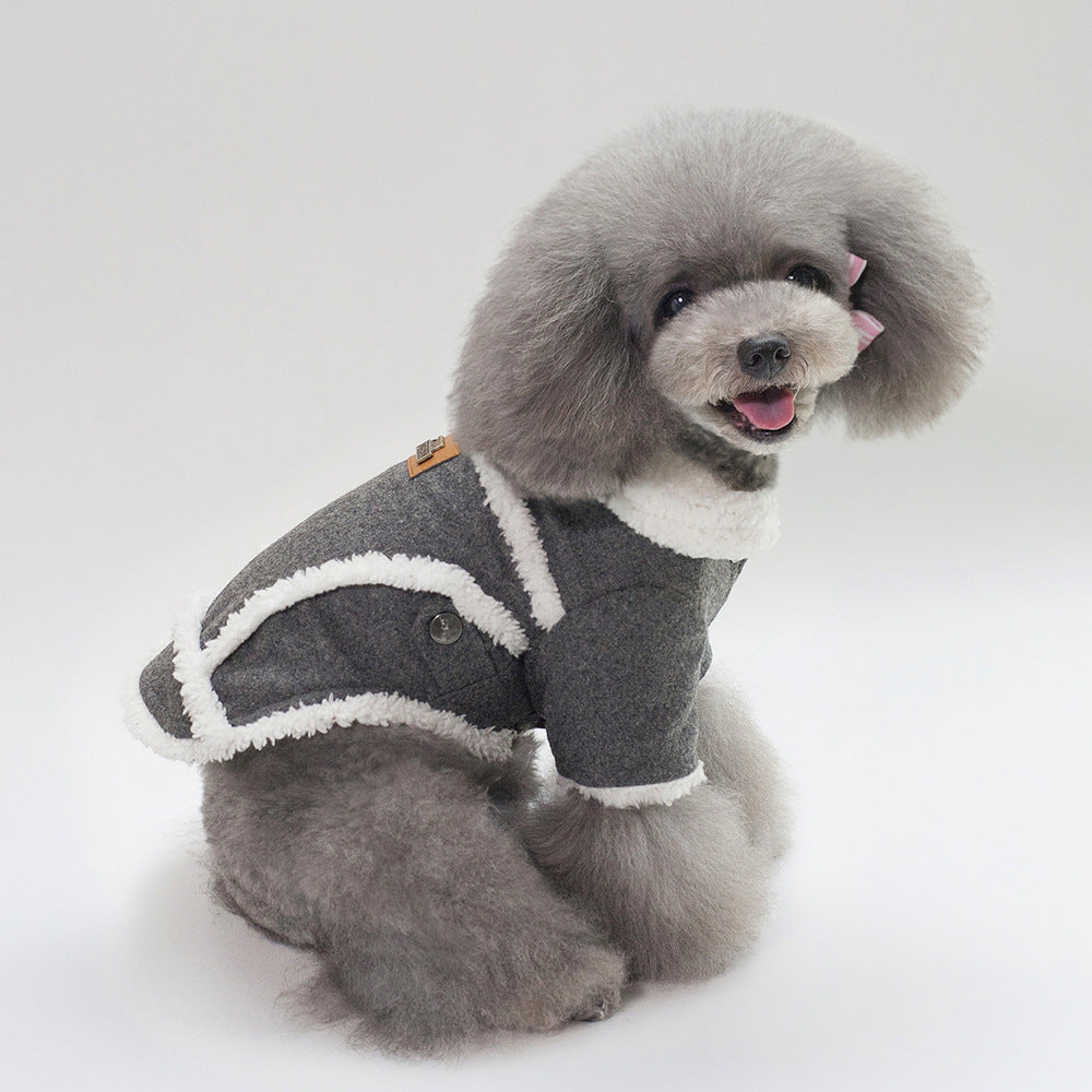 Winter Dog Coat for French Bulldogs Thick Warm Jacket for Small Dogs