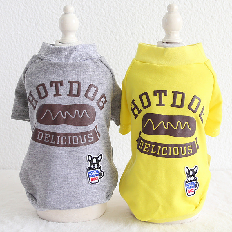 Soft Cotton Dog T Shirt Lightweight Pet Clothes for All Seasons