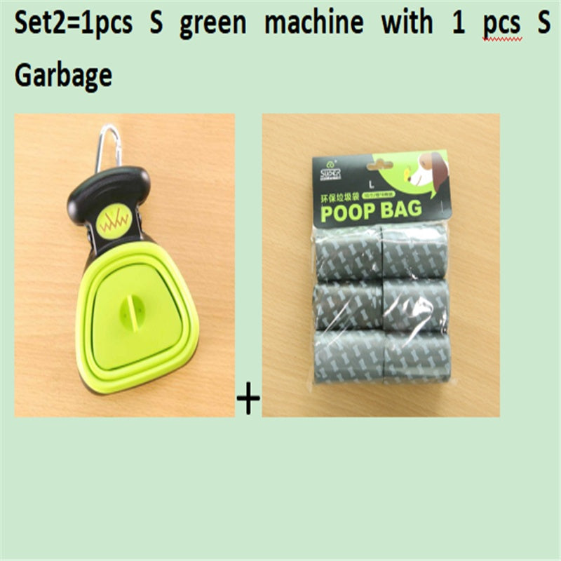Foldable Dog Pooper Scooper with Waste Bags