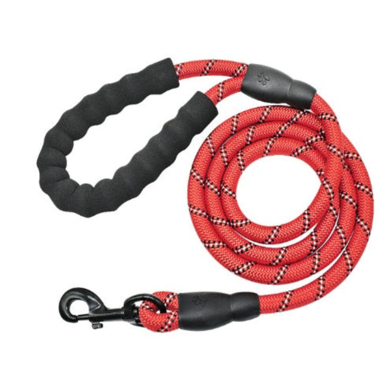 Reflective Dog Leash – Nylon Rope for Walking and Training Dogs