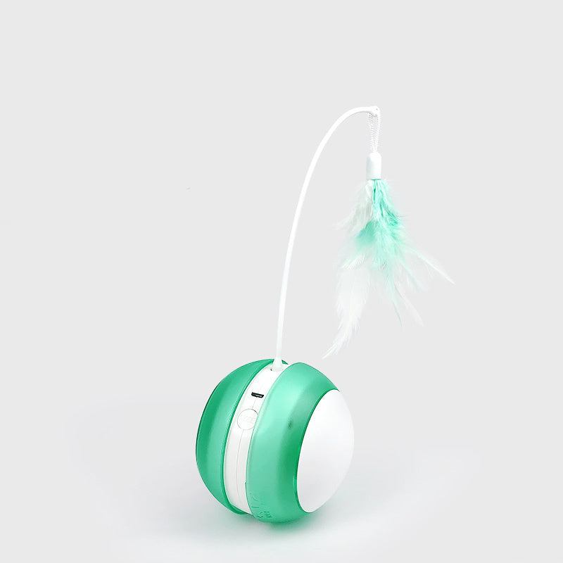USB Free Cat Toy Ball – Rechargeable Interactive Play for Cats