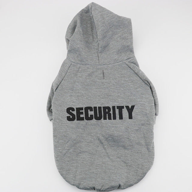 Security Fleece Pet Sweater – Warm & Cozy for Cold Weather
