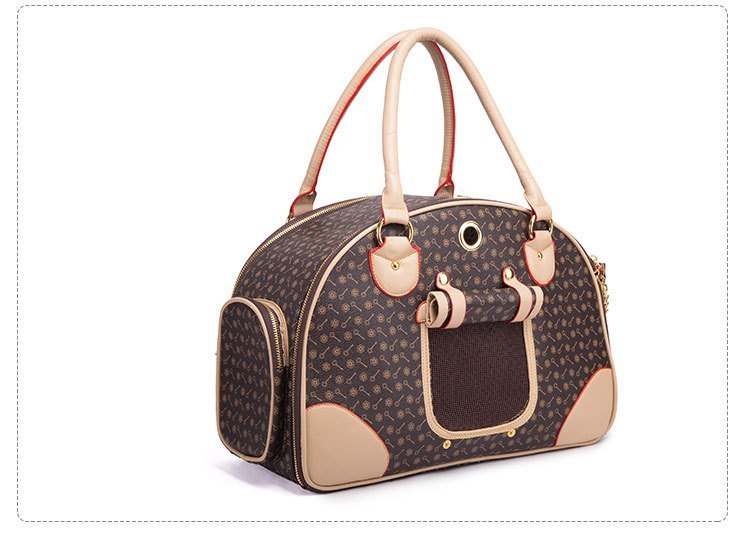 Stylish Anti Squeeze Pet Travel Bag for Small Dogs and Cats