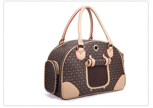 Stylish Anti Squeeze Pet Travel Bag for Small Dogs and Cats