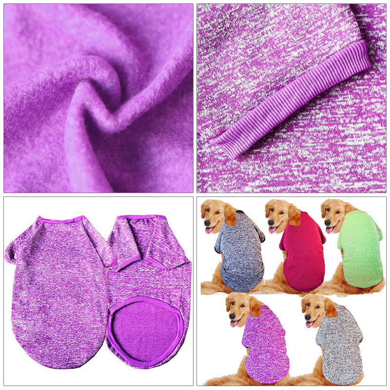 Warm Knitted Dog Sweater for Large Dogs