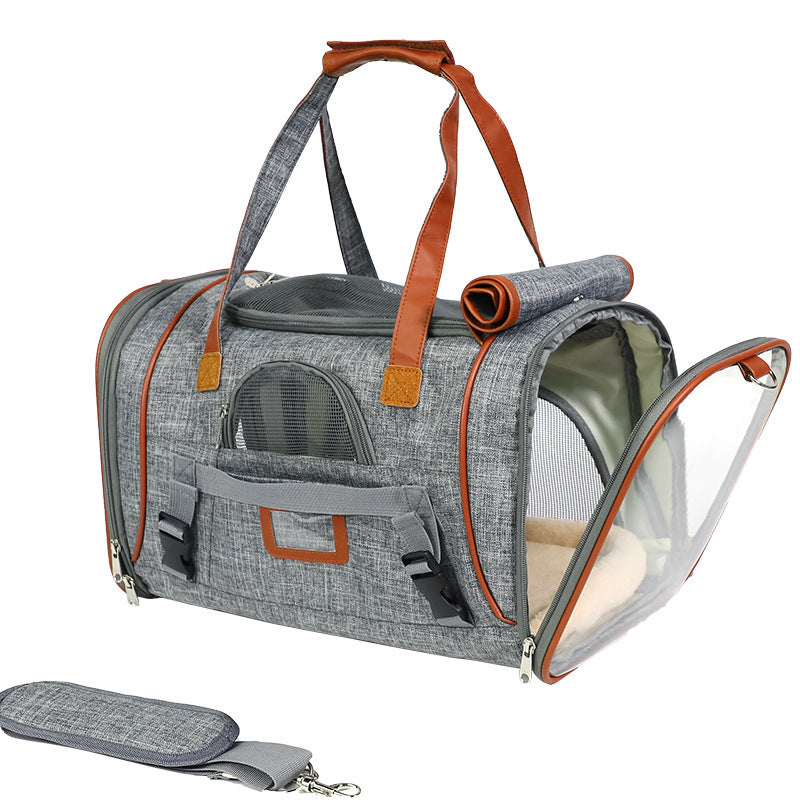 Stylish Pet Carry Bag for Travel Convenient Handbag