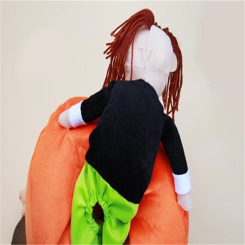 Halloween Pumpkin Costume for Dogs and Cats