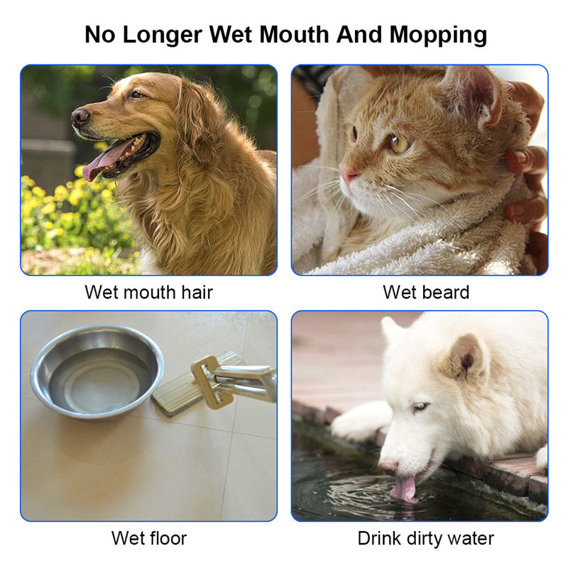 1.5L Floating Pet Water Bowl – Anti-Overflow Slow Feeder