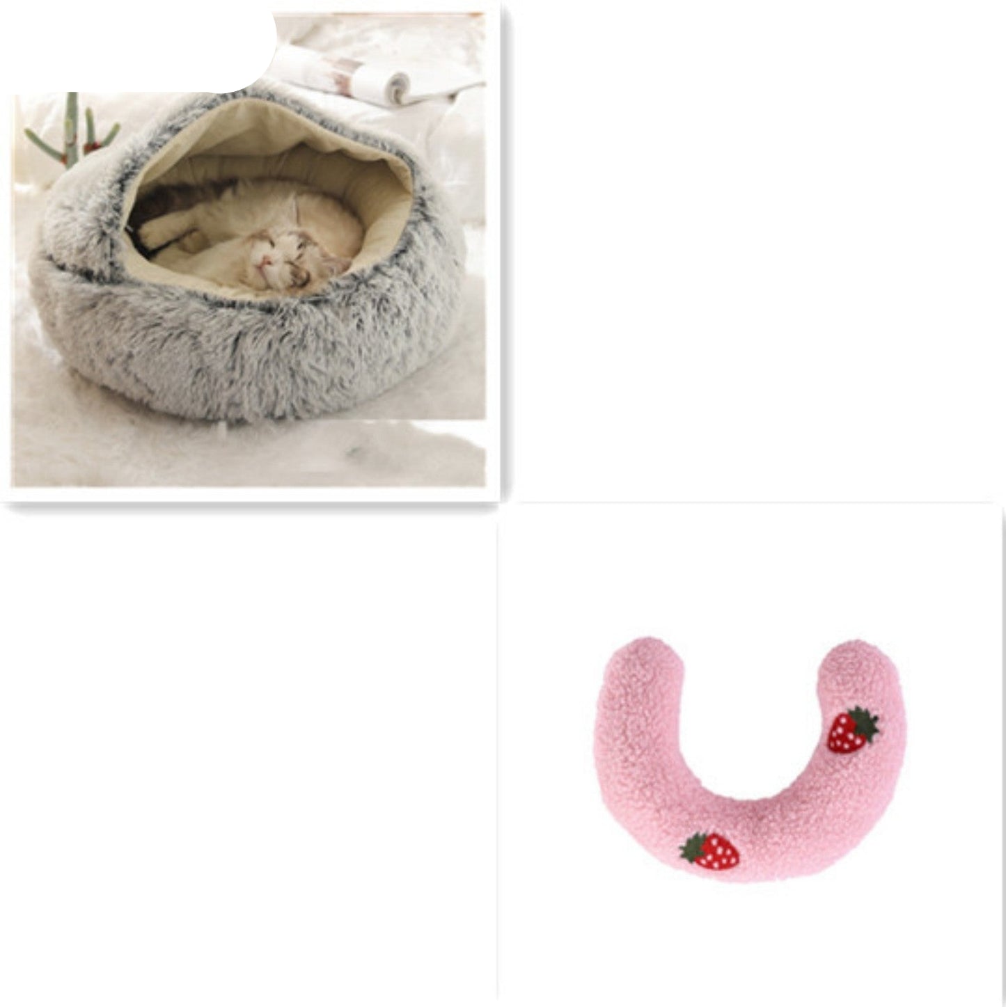 Cozy Cocoon Dog & Cat Pet Bed – Comfortable and Calming