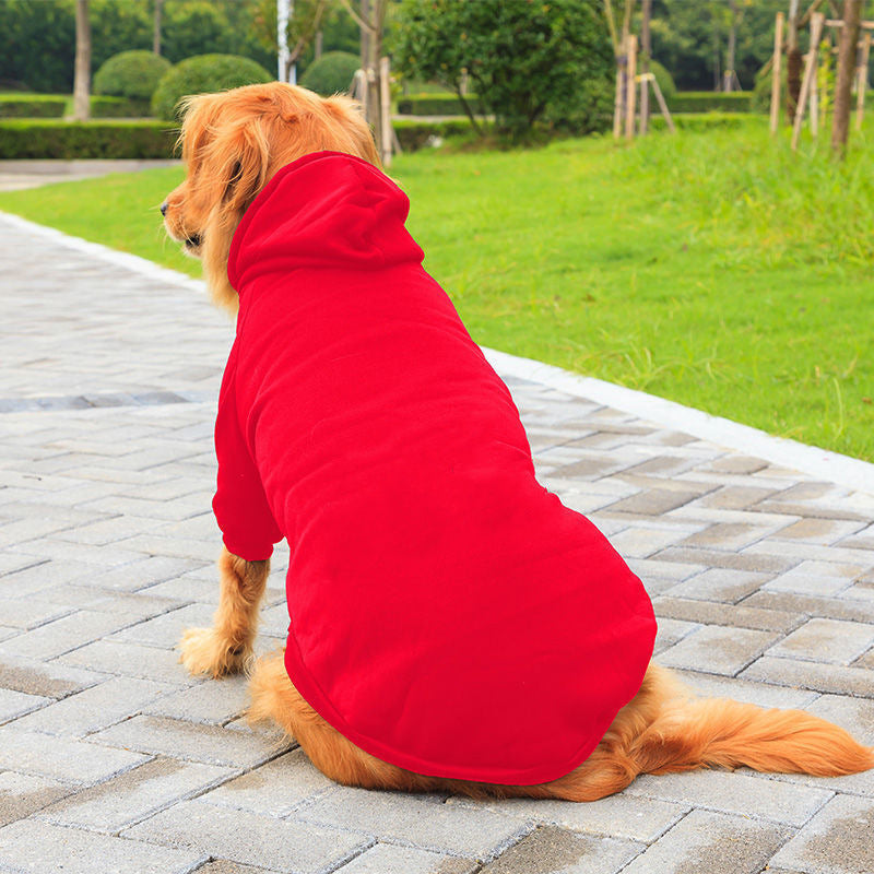 Solid Color Dog Sweaters Casual Pet Clothing for Small to Large Dogs