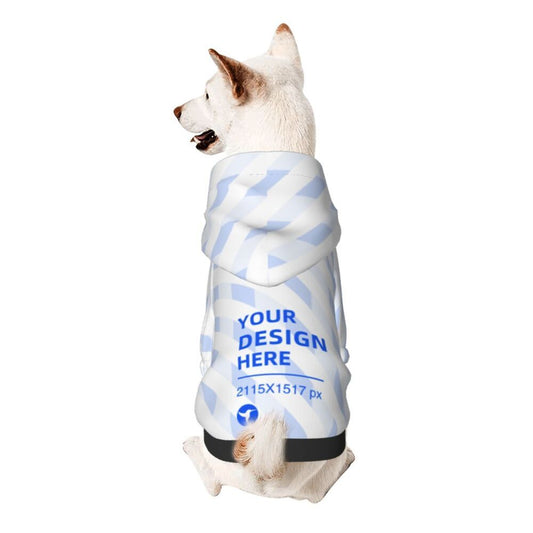 Cozy Small Pet Hooded Sweater for Dogs and Cats Soft Polyester Pet Clothing