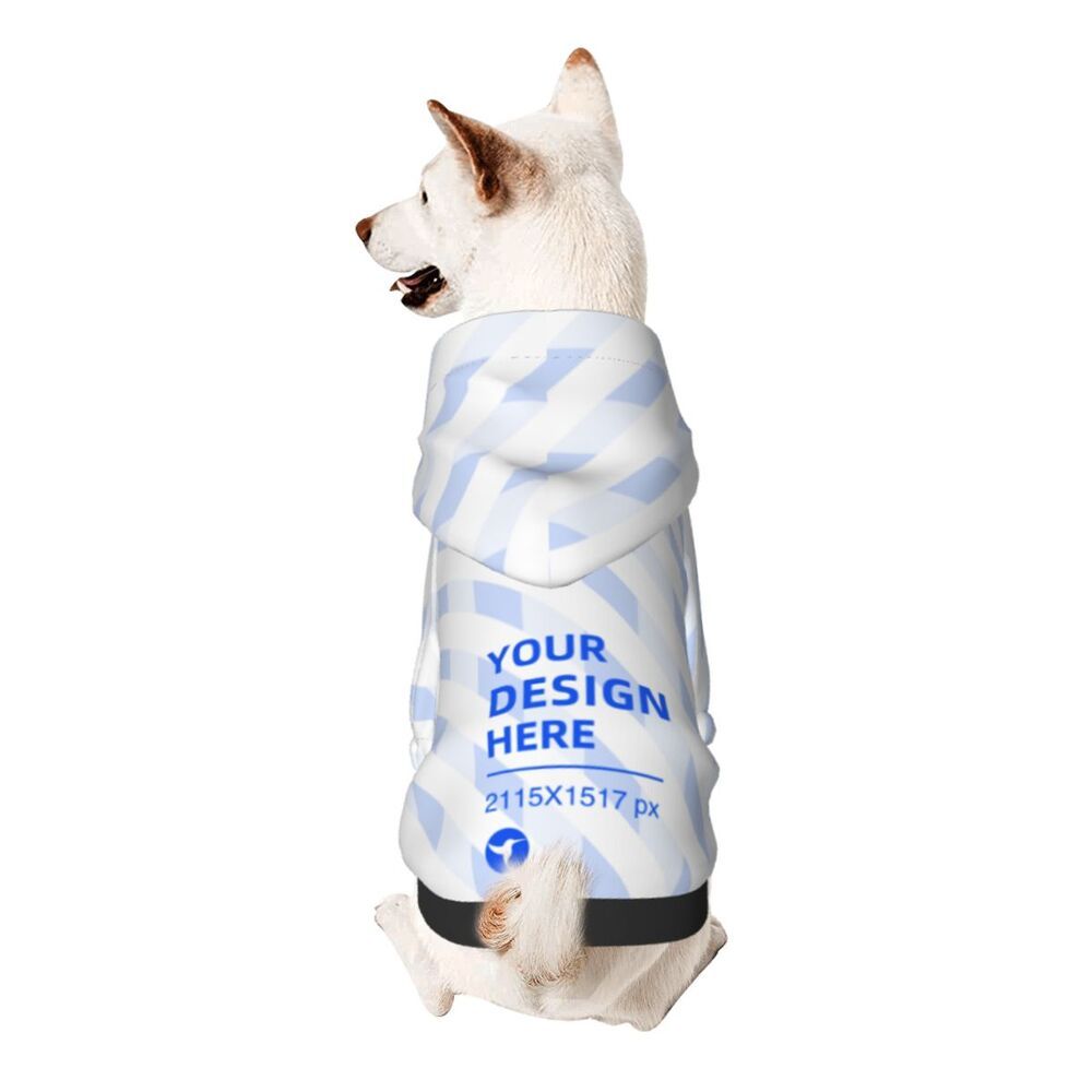 Cozy Small Pet Hooded Sweater for Dogs and Cats Soft Polyester Pet Clothing