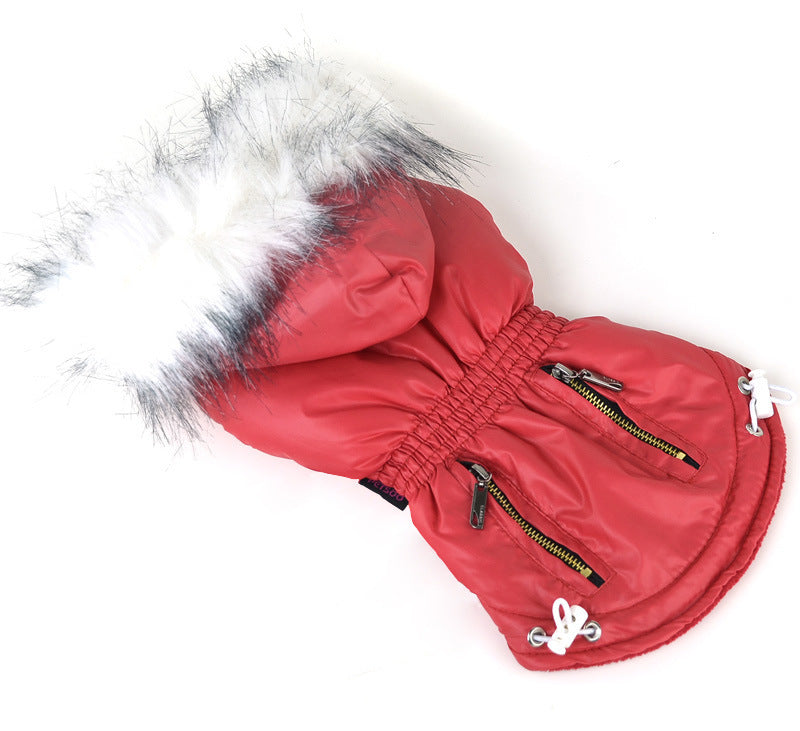 Zippered Cotton Padded Clothes for Pets